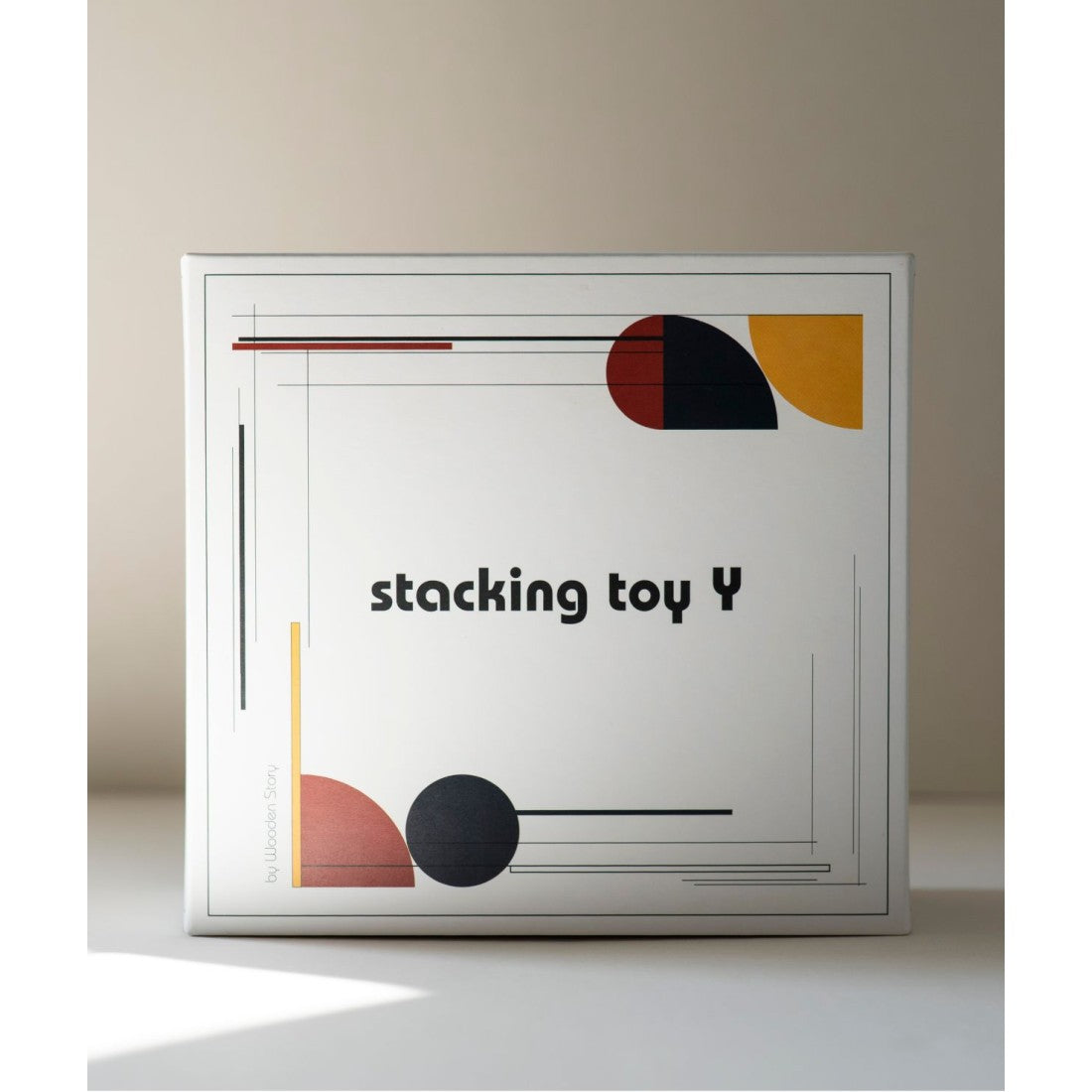 Montessori-inspired Modern Stacking Toy Modern Y
