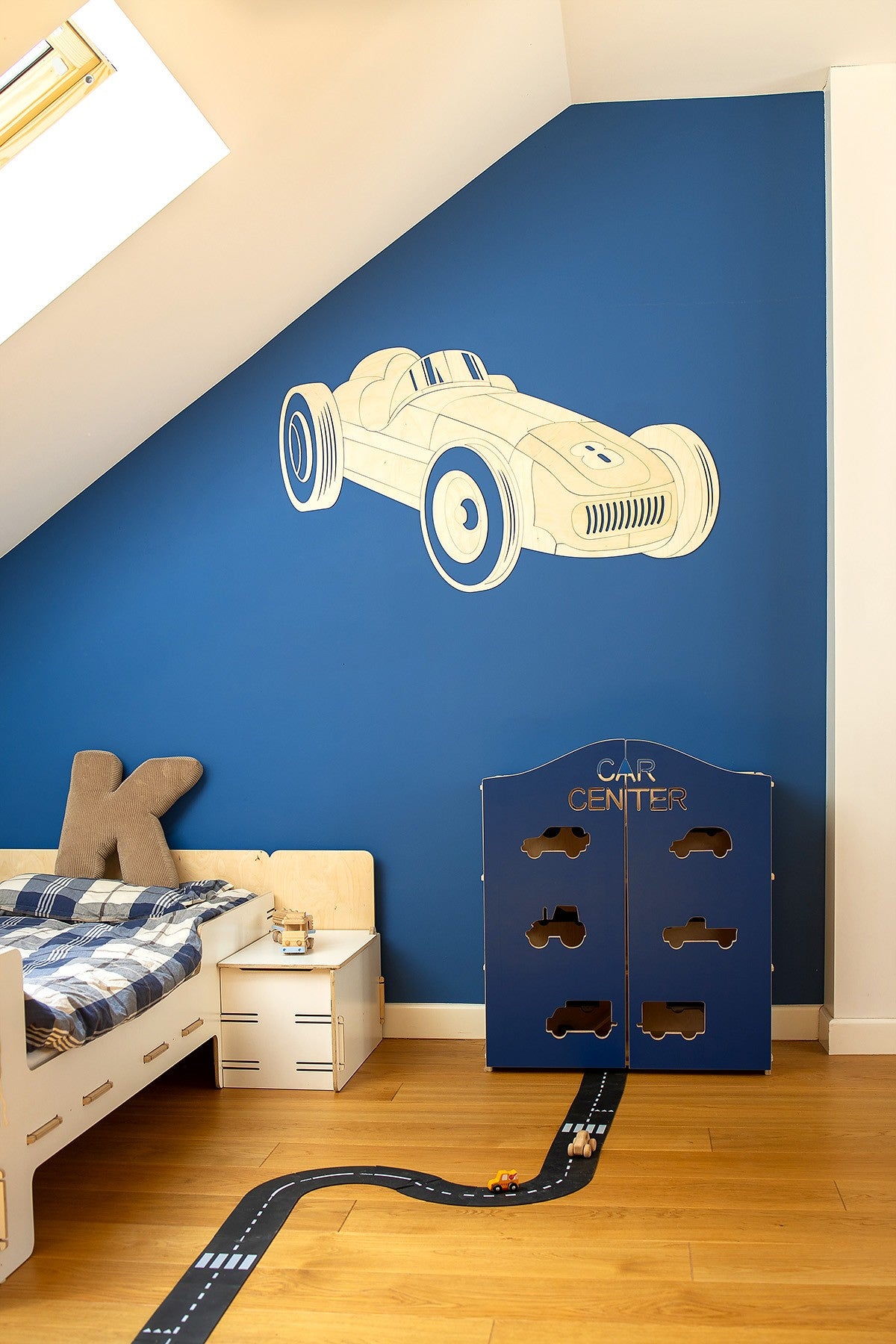 Wooden Wall Decoration - Retro Car