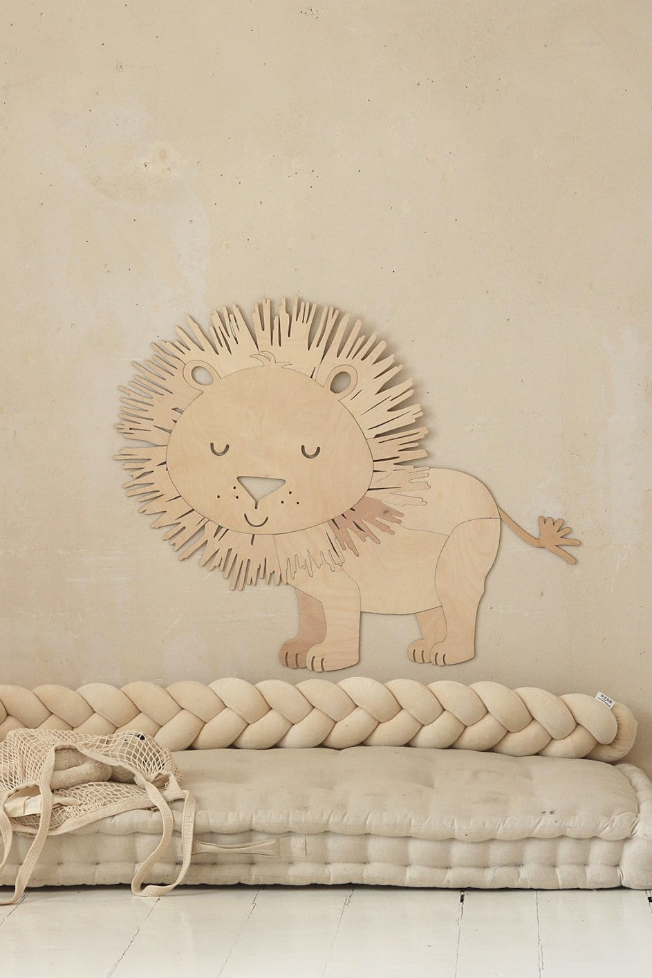 Safari Lion – Wooden Wall Decoration