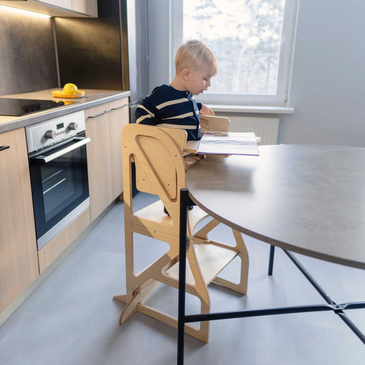 Transformable Kitchen Tower - Securestep and high chair combo