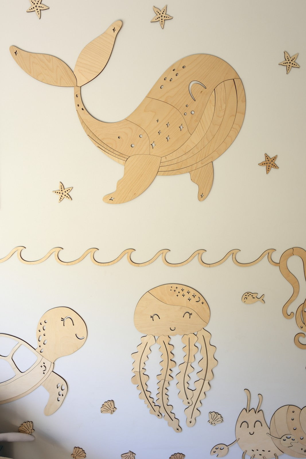 Wooden Wall Decoration - Whale