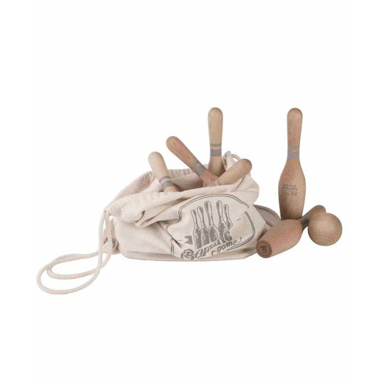 Wooden Bowling Pins - Natural