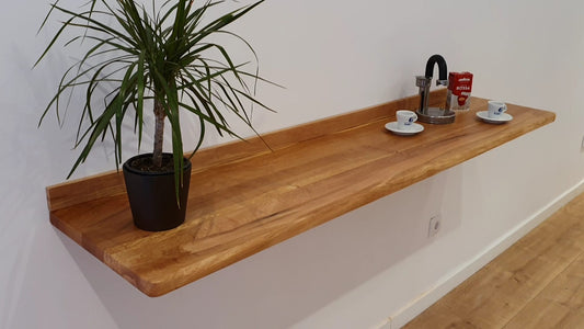 Kitchen bar in solid natural wood