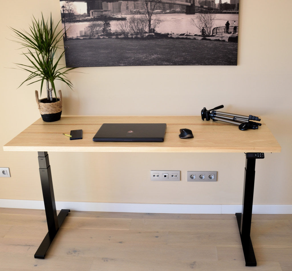 Mesa Elevable Madera Natural - Iroko - Quality