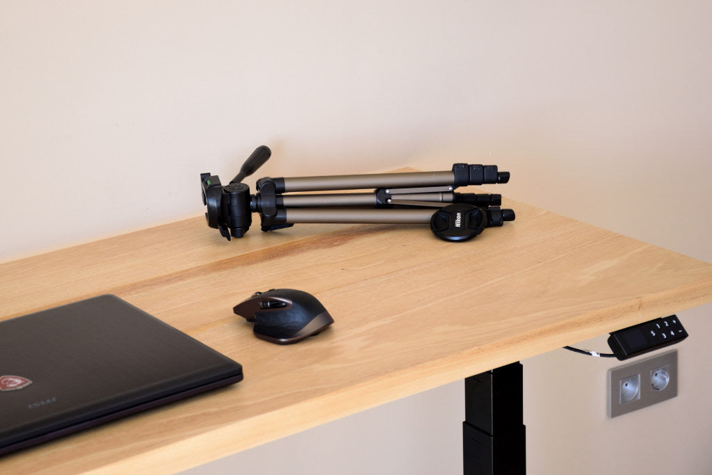 Mesa Elevable Madera Natural - Iroko - Quality