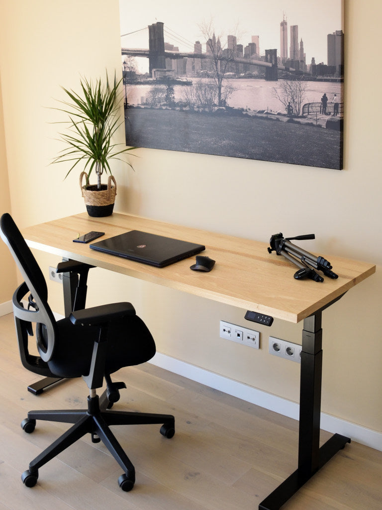 Mesa Elevable Madera Natural - Iroko - Quality
