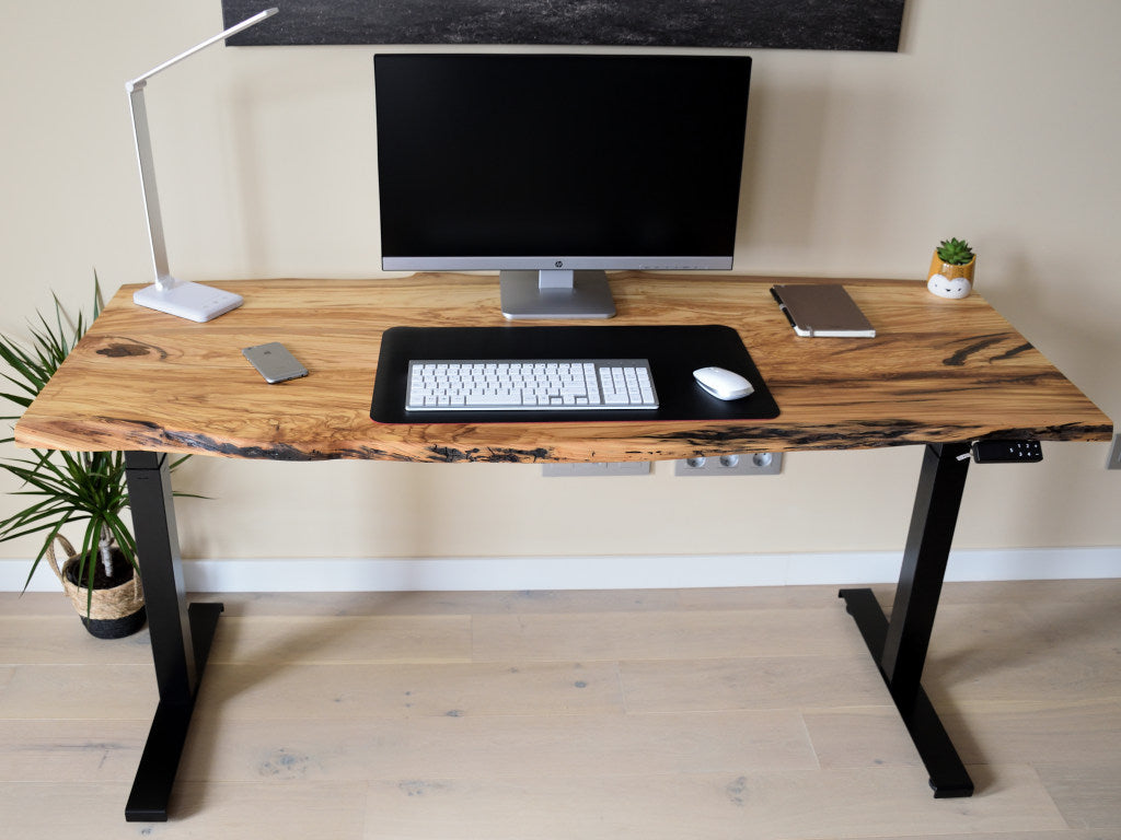 Mesa Elevable Madera Natural - Olivo - Premium