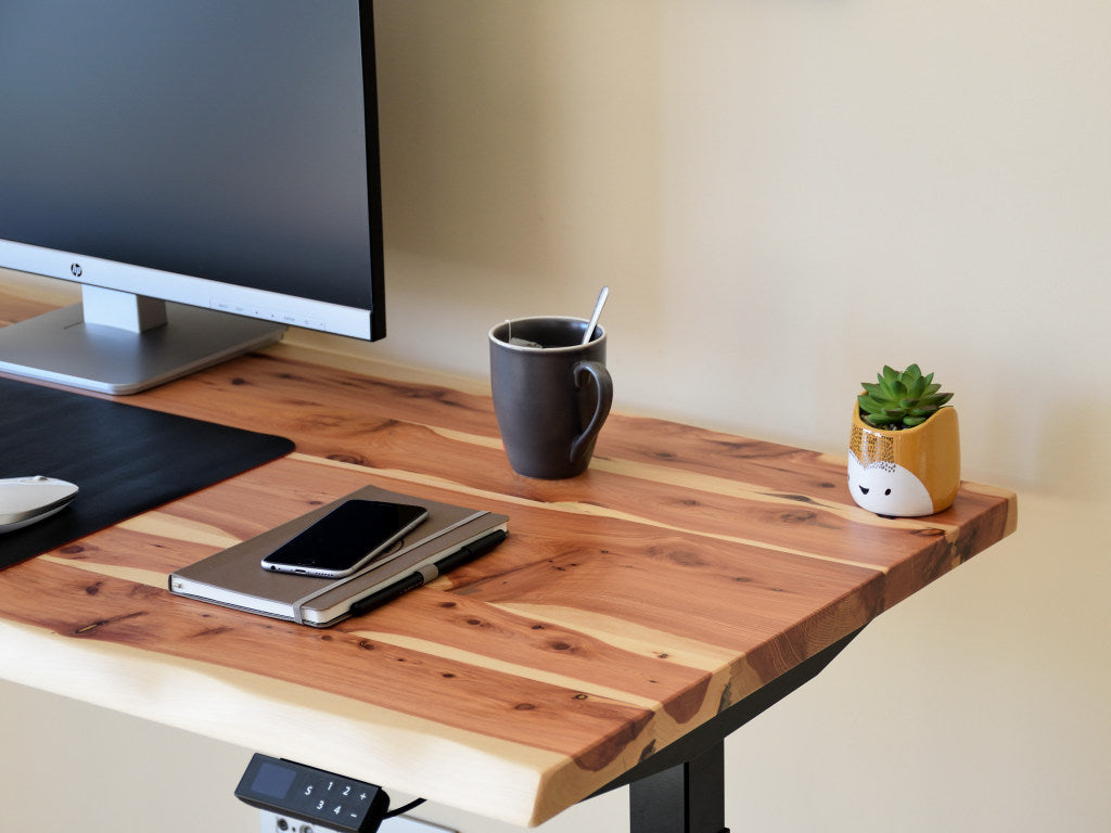 Mesa Elevable Madera Natural - Sabina - Premium