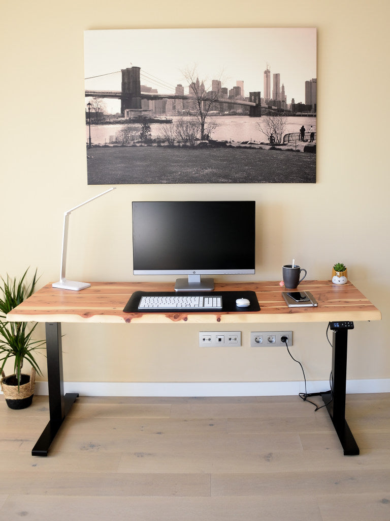 Mesa Elevable Madera Natural - Sabina - Premium