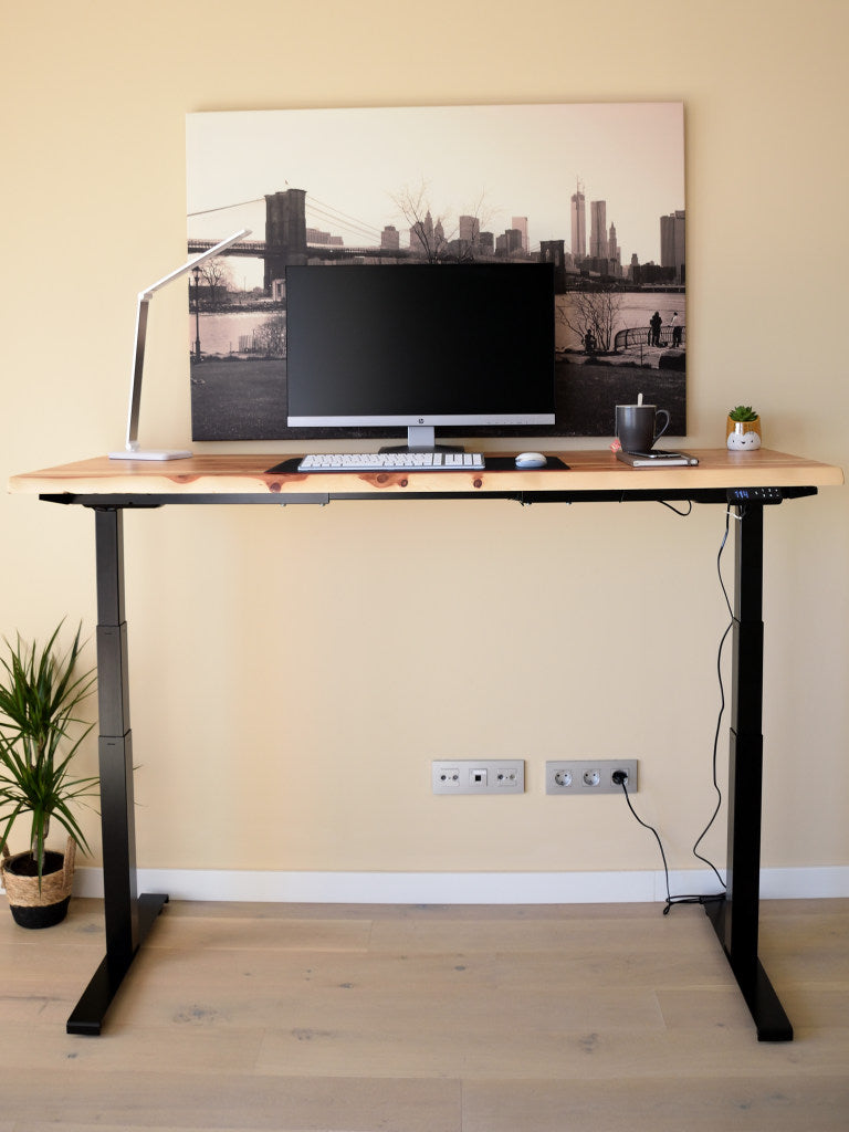 Mesa Elevable Madera Natural - Sabina - Premium