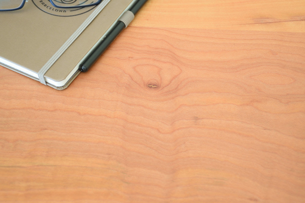 Mesa Madera Natural - Caoba - Frame Office Premium