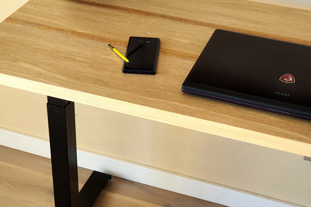 Mesa Madera Natural - Iroko - Frame Office Quality