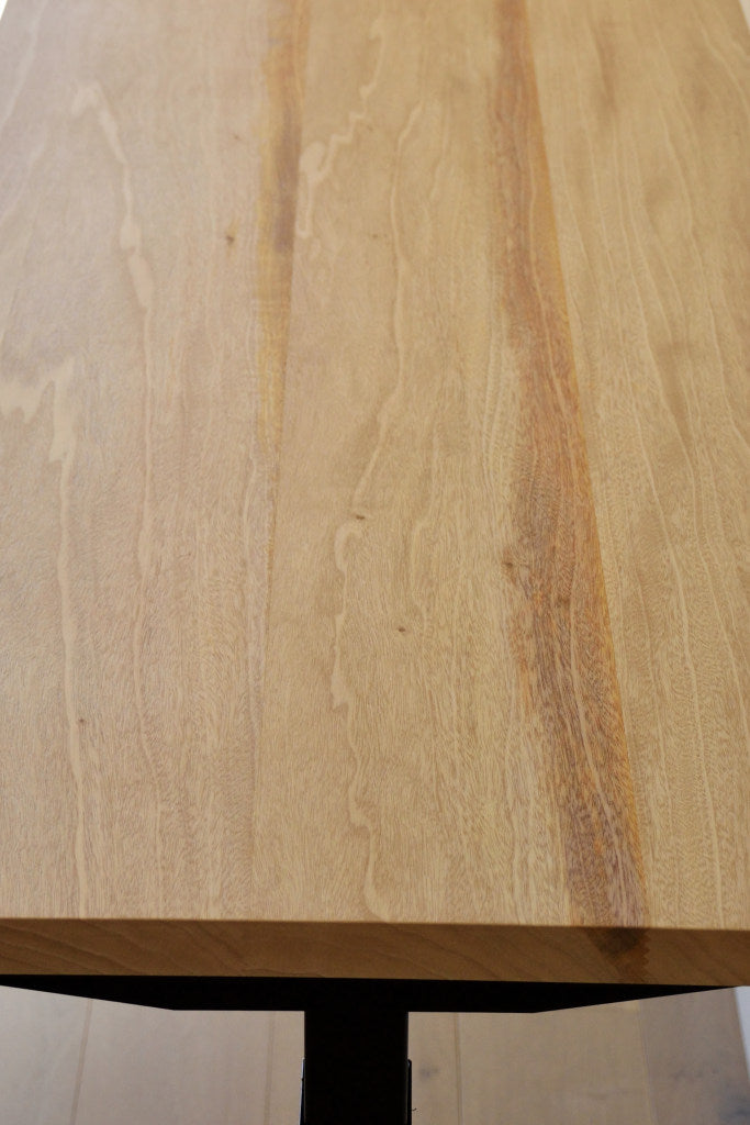 Mesa Madera Natural - Iroko - Frame Office Quality